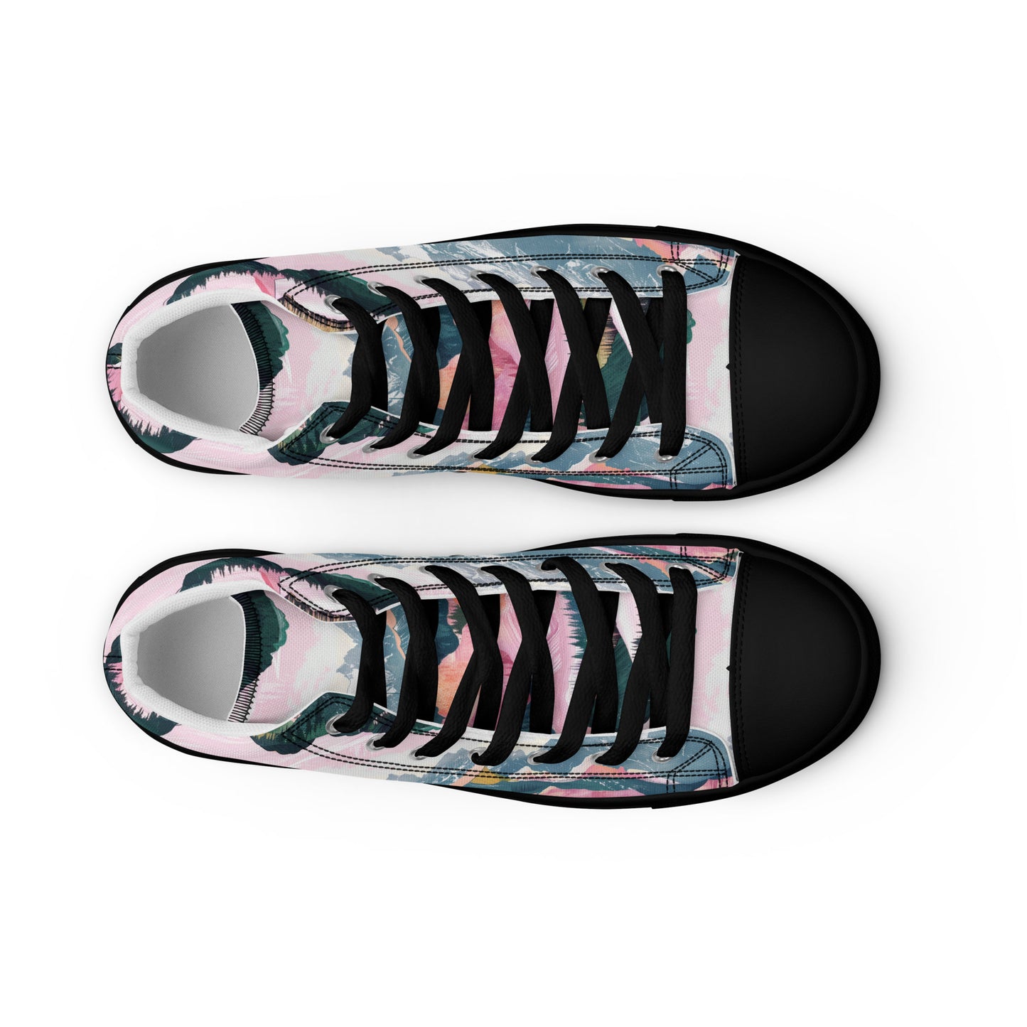 Ski Season Women’s High Top Canvas Shoes
