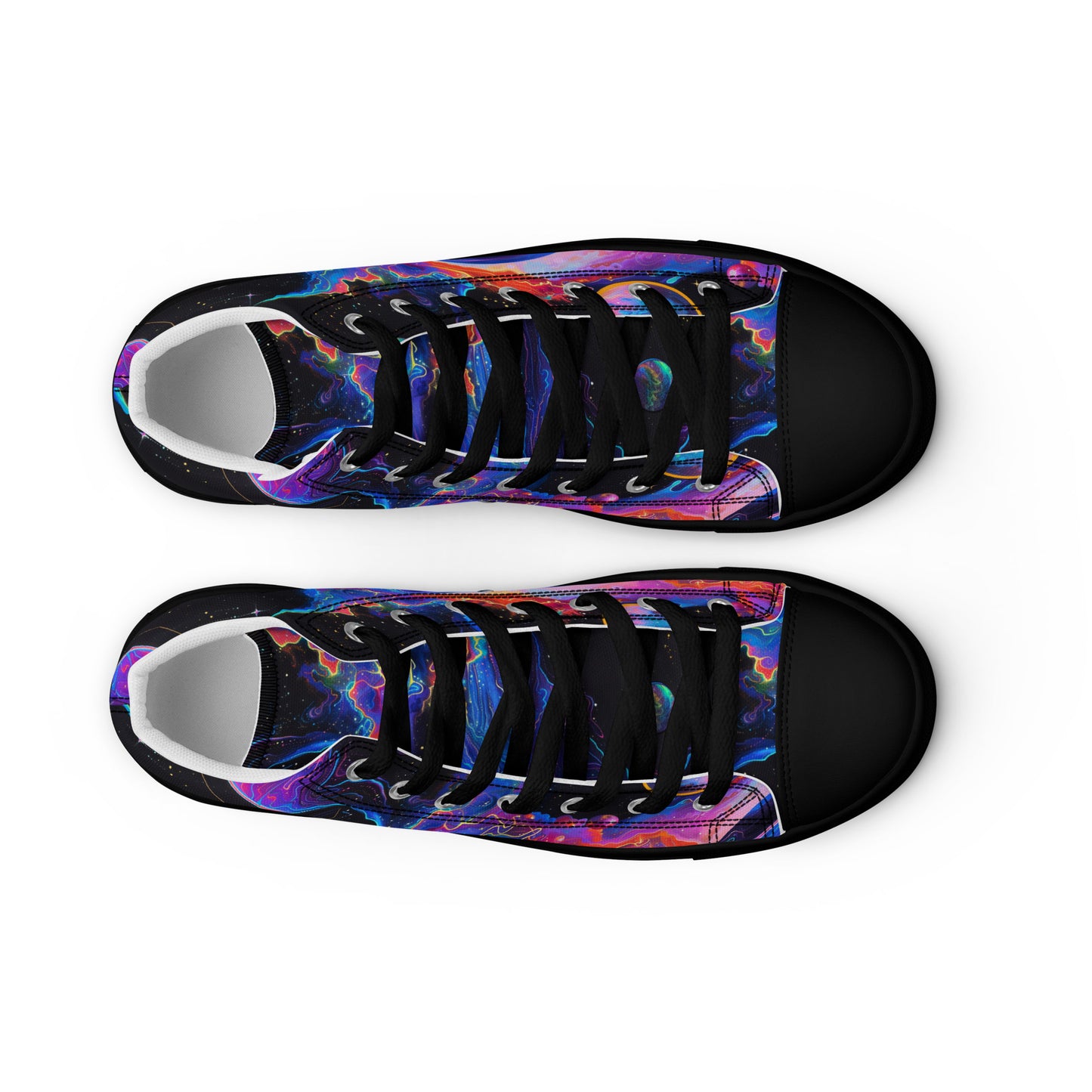 Planetary Highway Women’s High Top Canvas Shoes