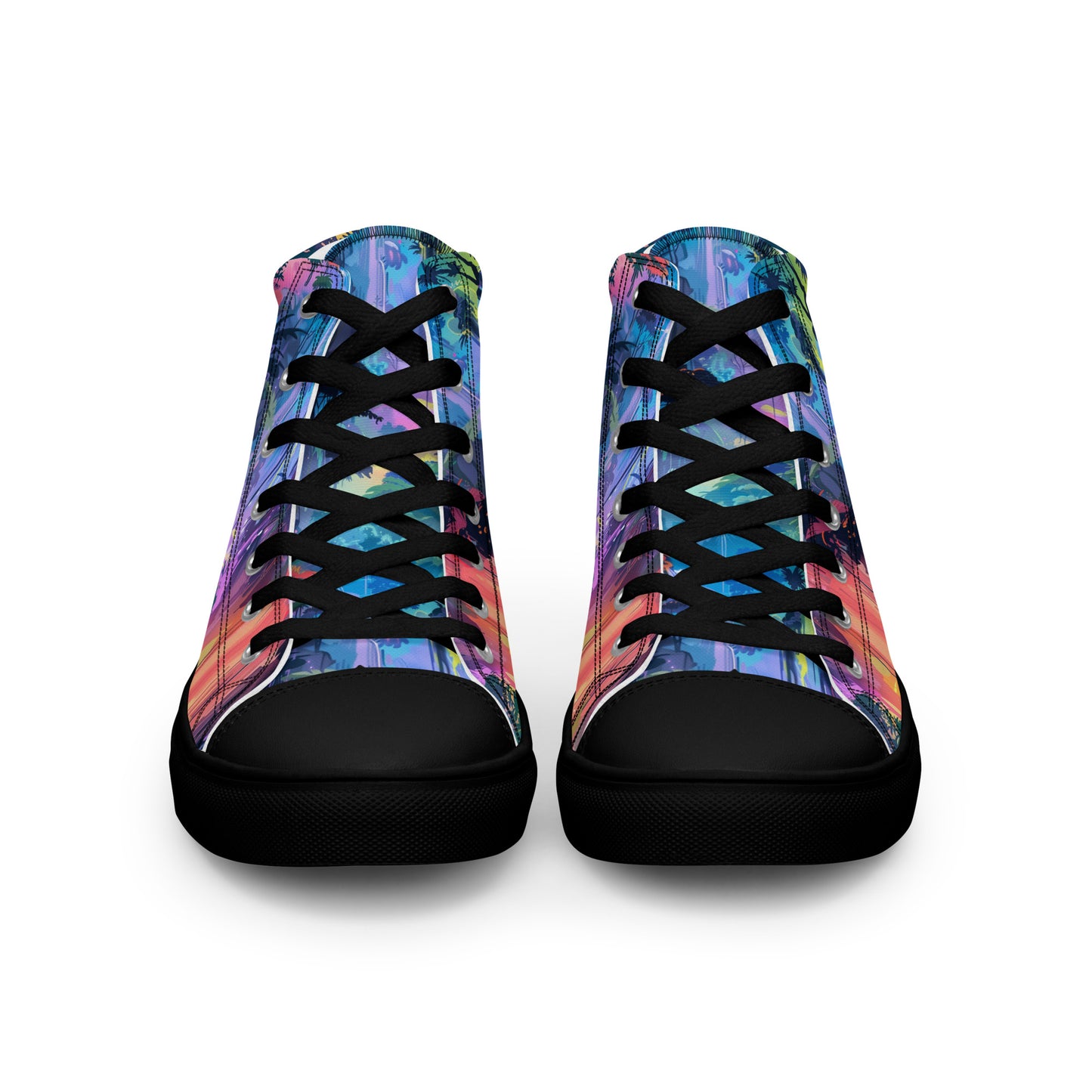 Sun Catcher Women’s High Top Canvas Shoes