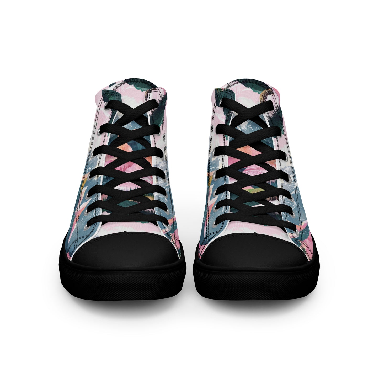 Ski Season Women’s High Top Canvas Shoes