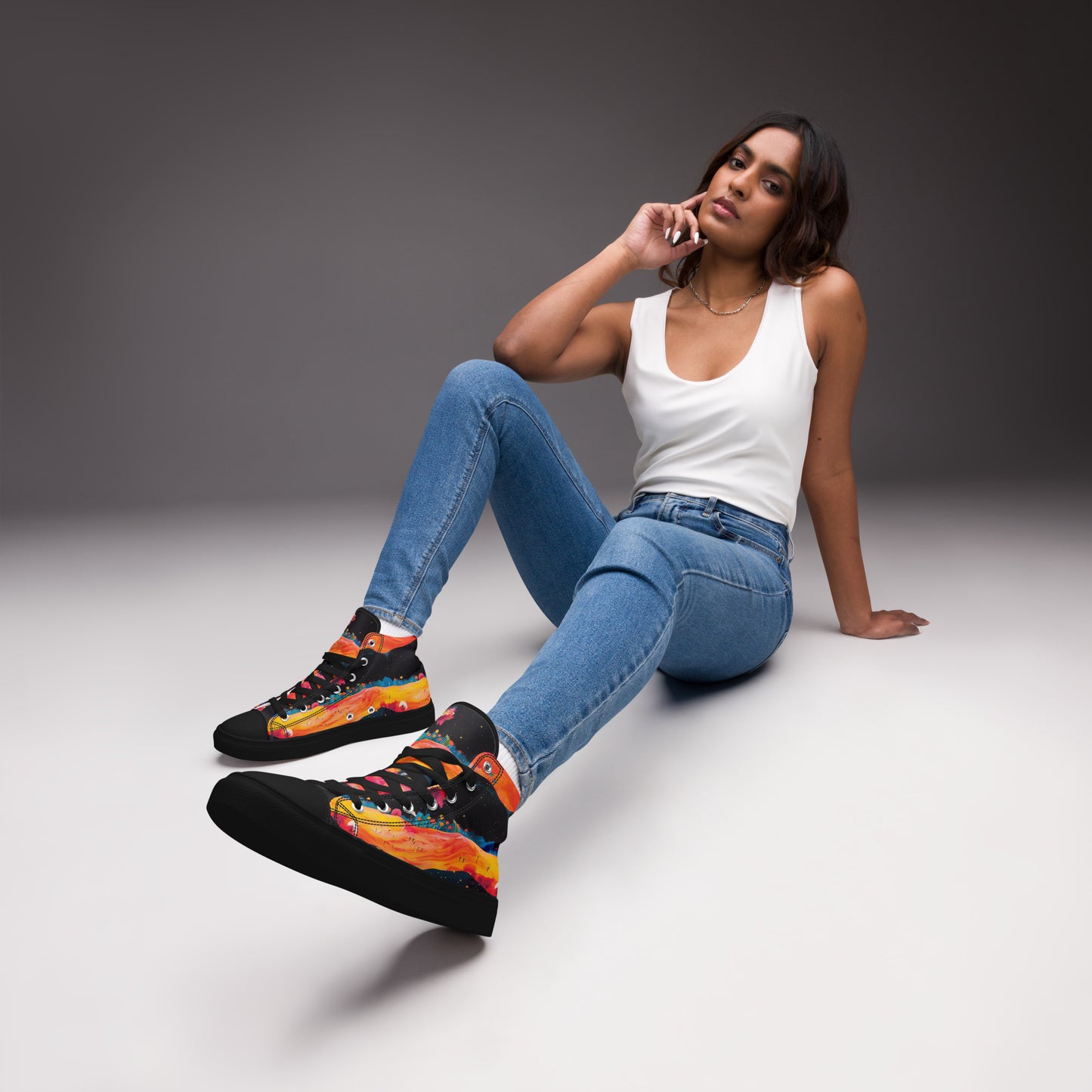 Fields Aglow Women’s High Top Canvas Shoes