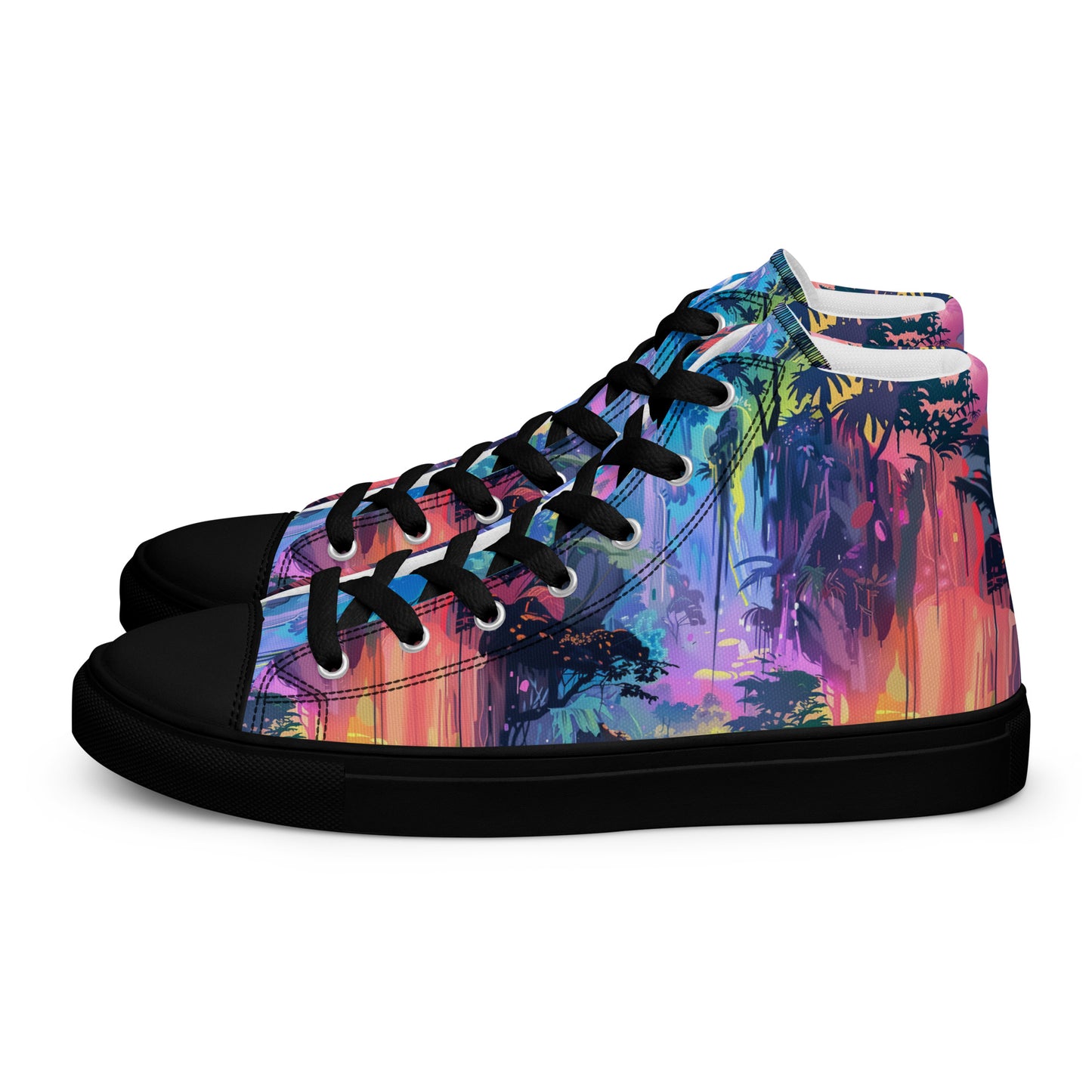 Sun Catcher Women’s High Top Canvas Shoes