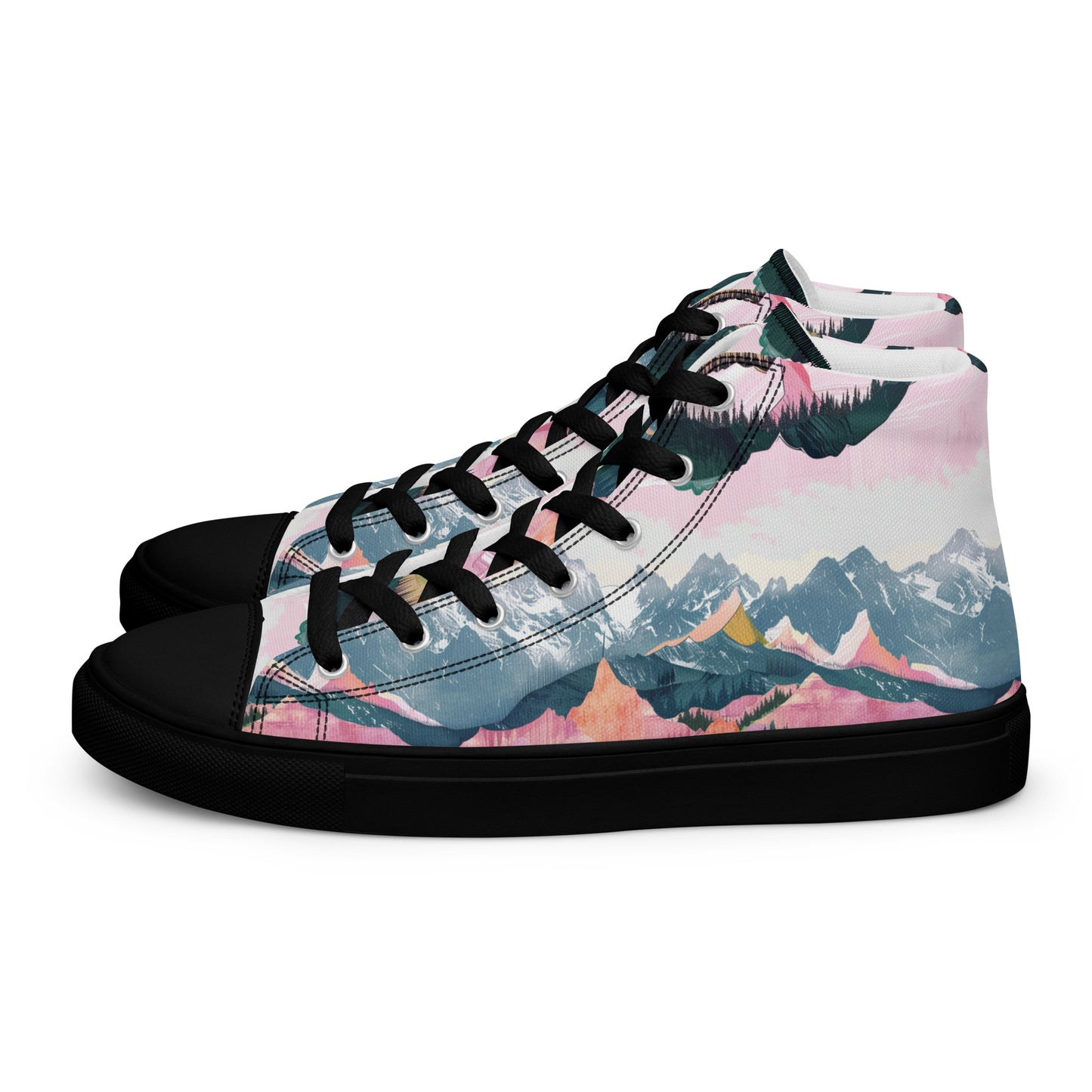 Ski Season Women’s High Top Canvas Shoes