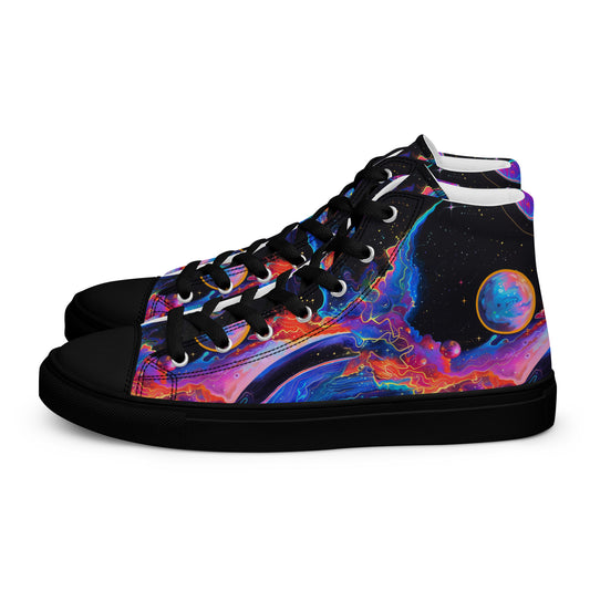Planetary Highway Women’s High Top Canvas Shoes