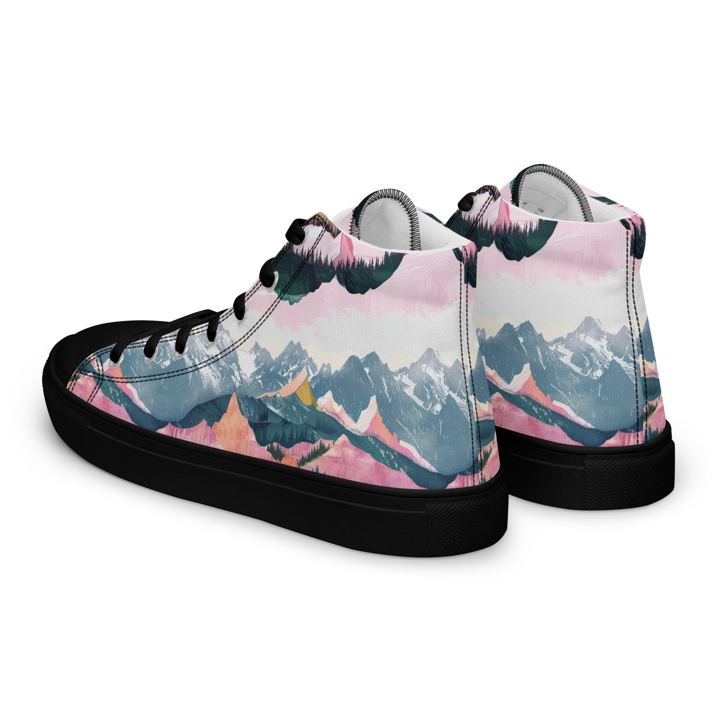 Ski Season Women’s High Top Canvas Shoes