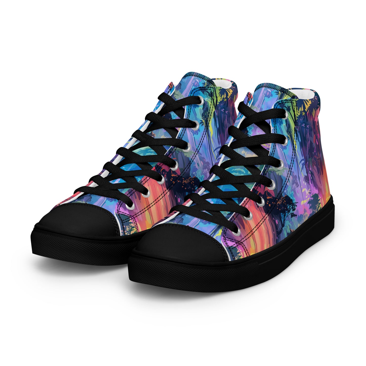Sun Catcher Women’s High Top Canvas Shoes