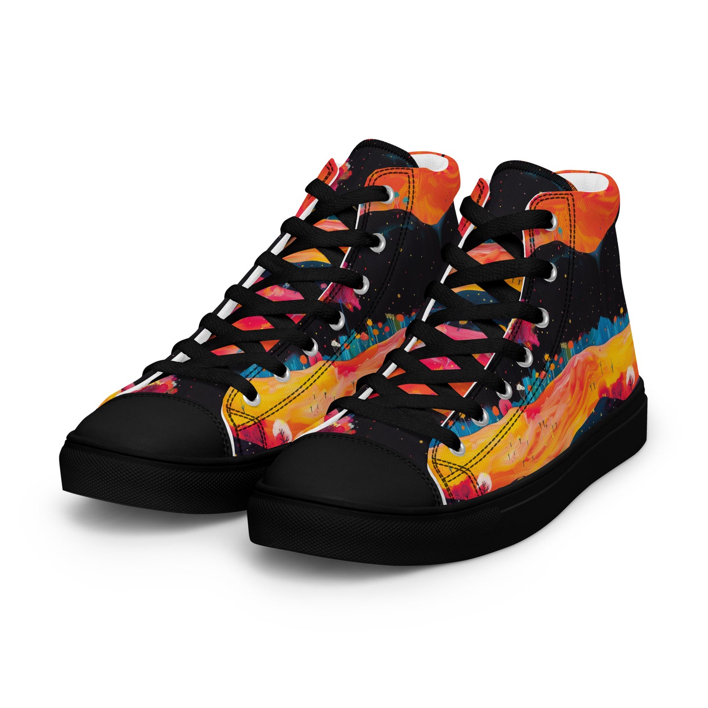 Fields Aglow Women’s High Top Canvas Shoes