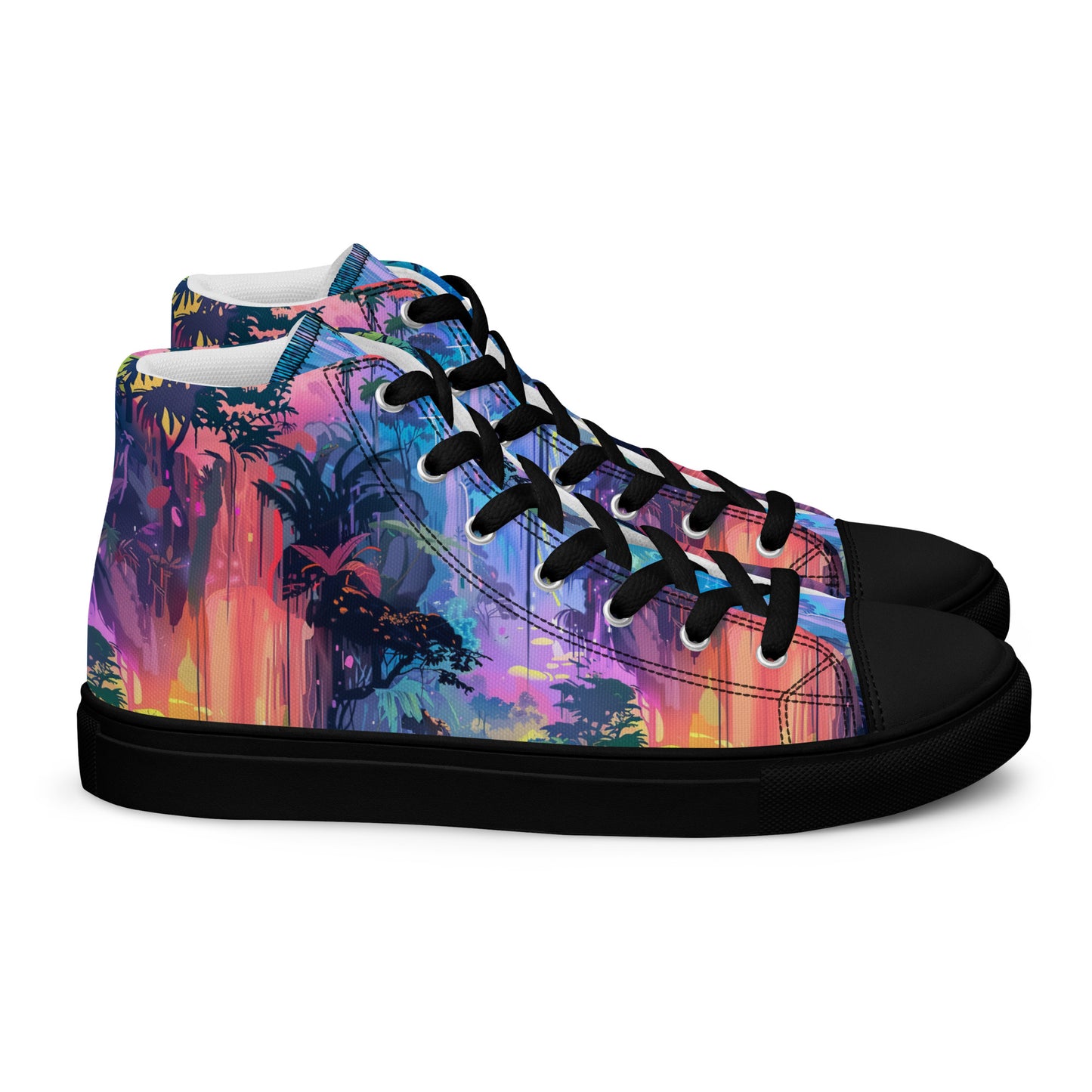 Sun Catcher Women’s High Top Canvas Shoes