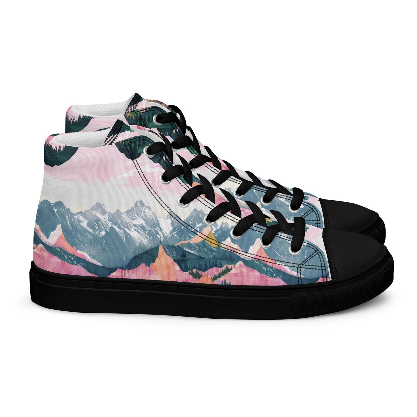 Ski Season Women’s High Top Canvas Shoes