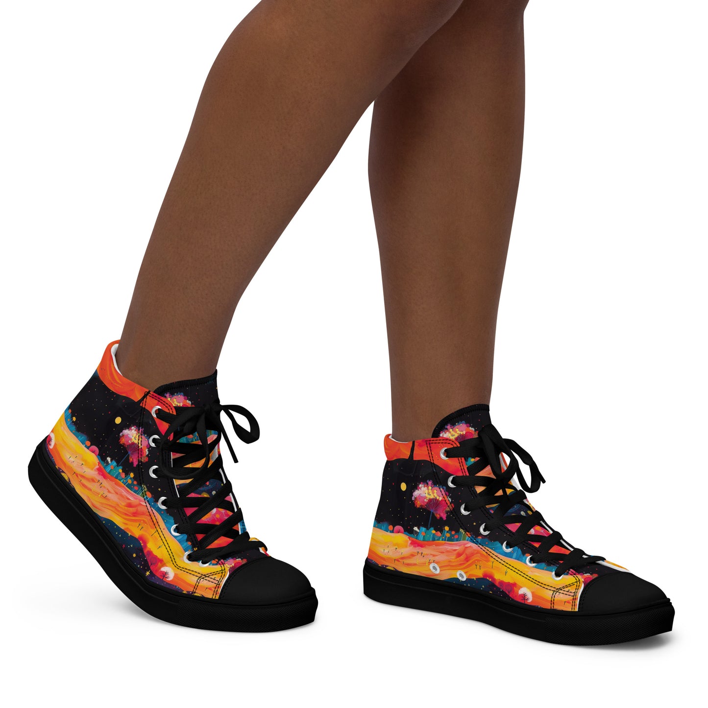 Fields Aglow Women’s High Top Canvas Shoes