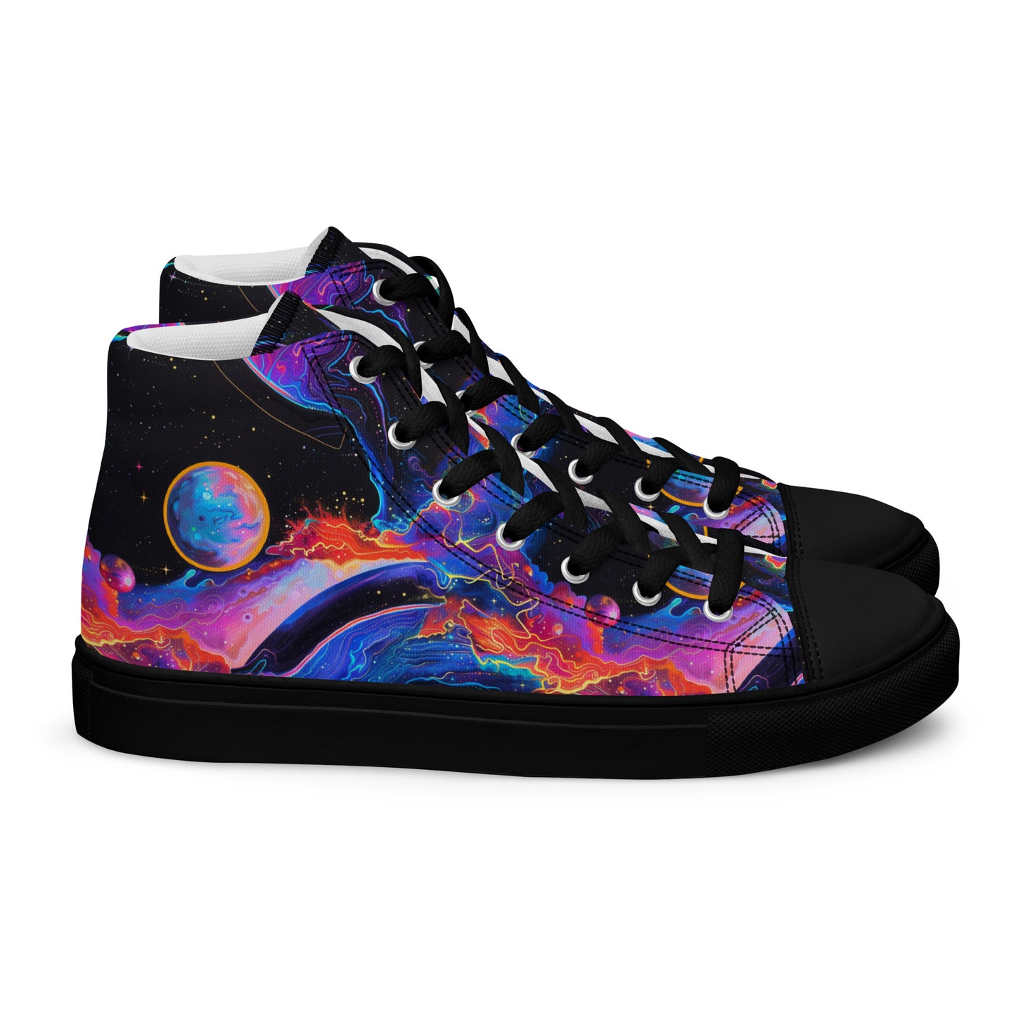 Planetary Highway Women’s High Top Canvas Shoes