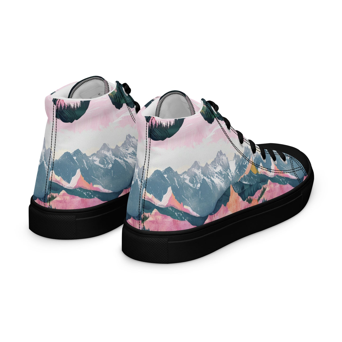 Ski Season Women’s High Top Canvas Shoes