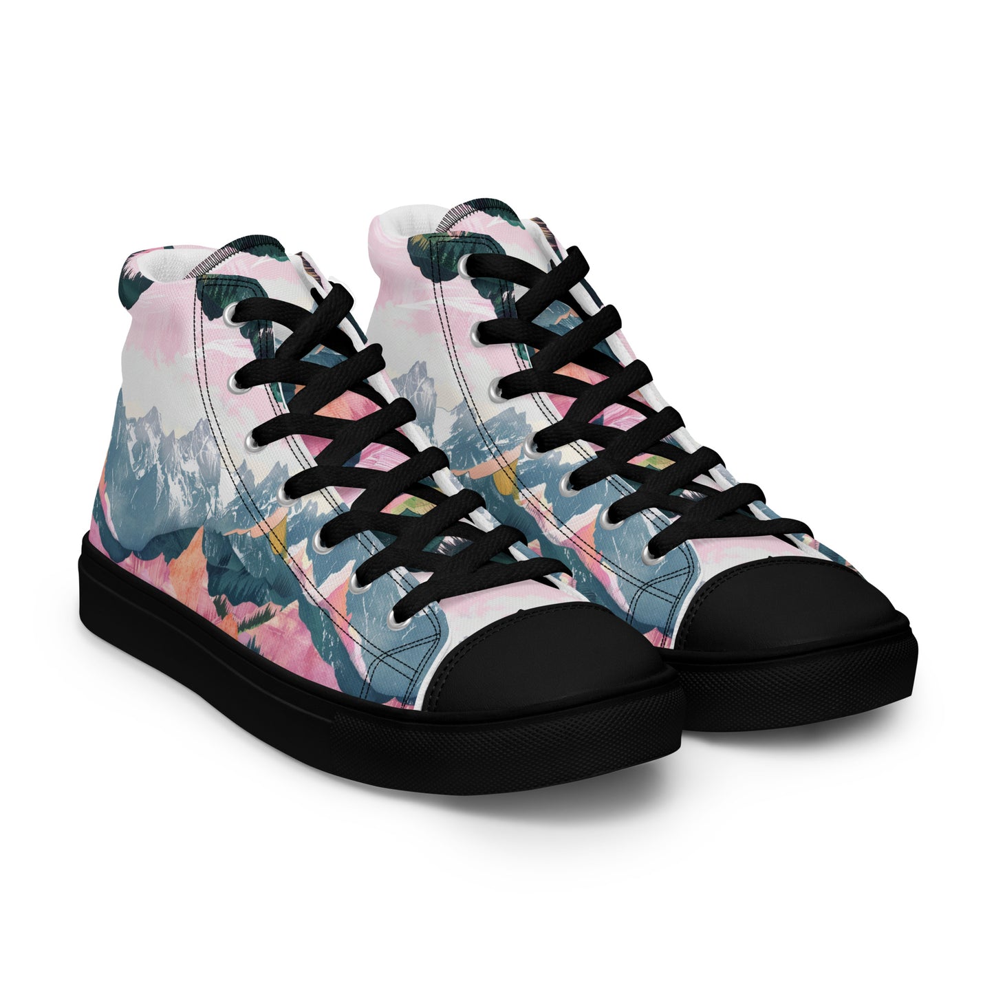 Ski Season Women’s High Top Canvas Shoes