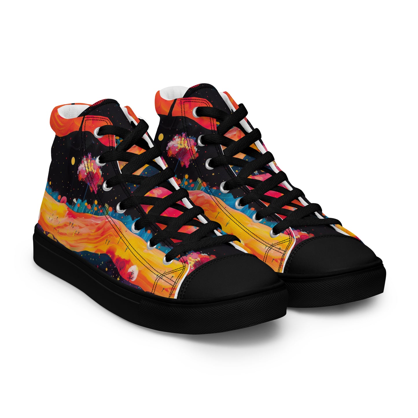 Fields Aglow Women’s High Top Canvas Shoes