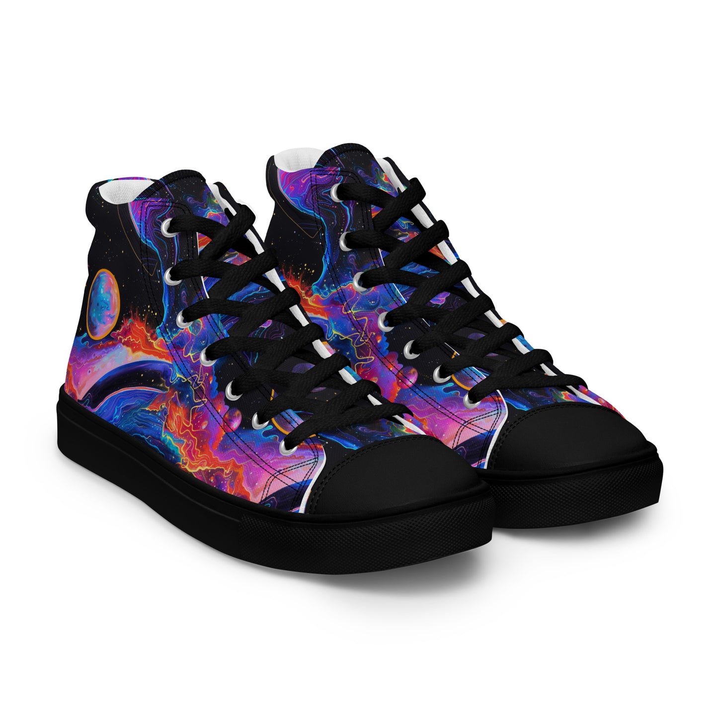 Planetary Highway Women’s High Top Canvas Shoes