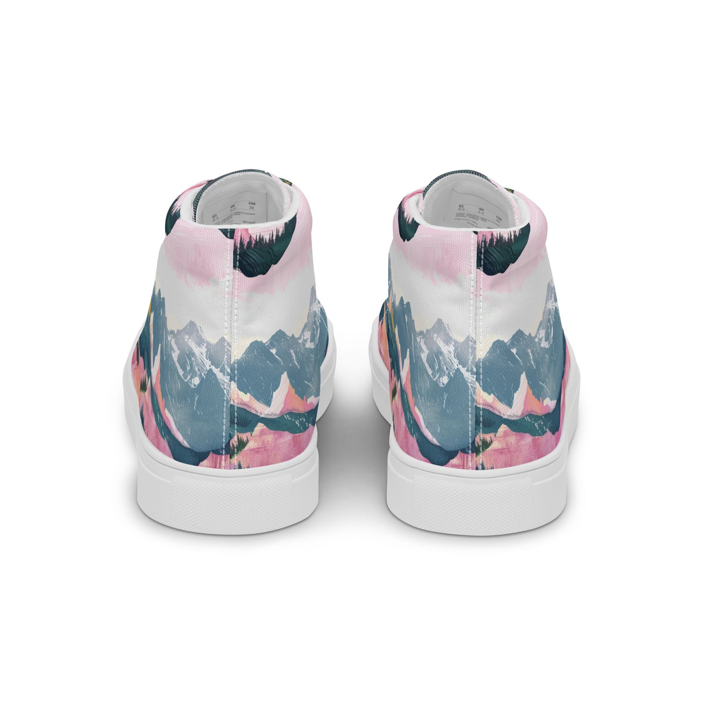 Ski Season Women’s High Top Canvas Shoes