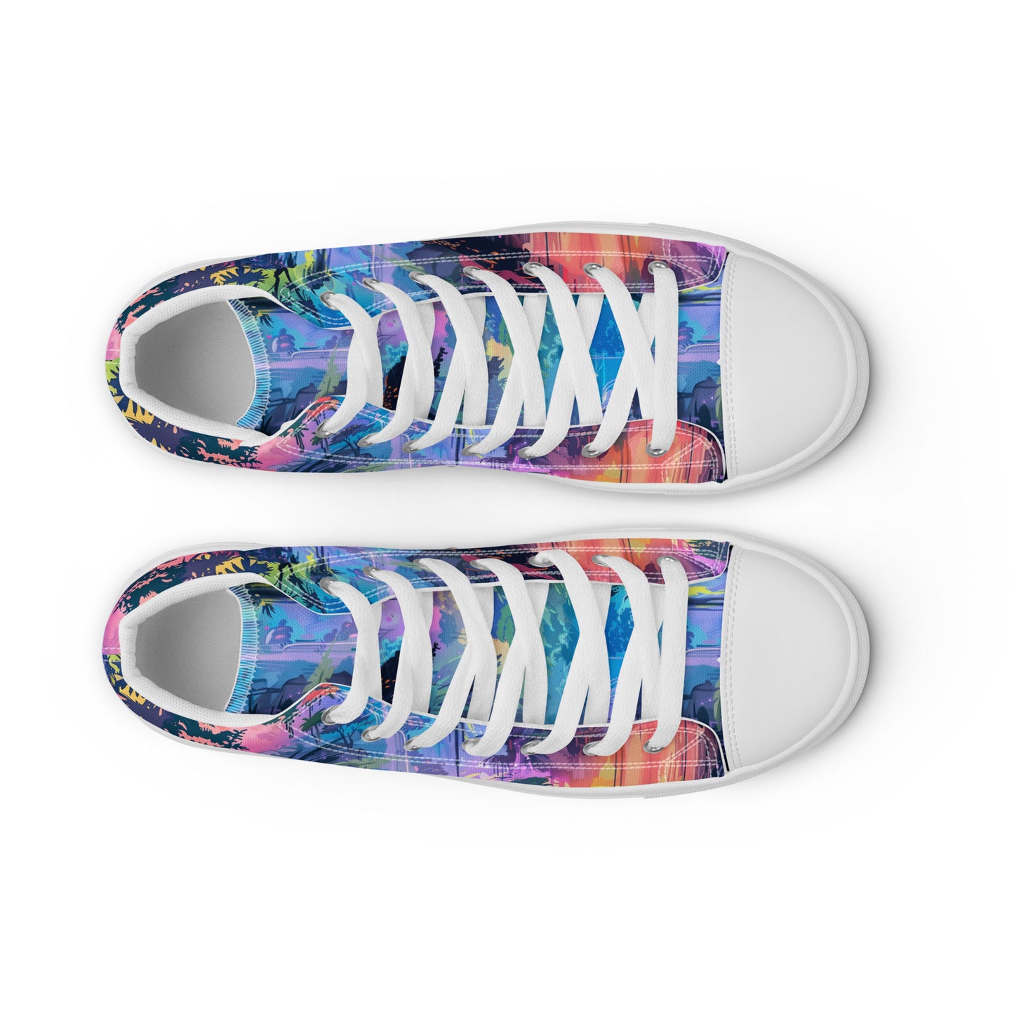Sun Catcher Women’s High Top Canvas Shoes
