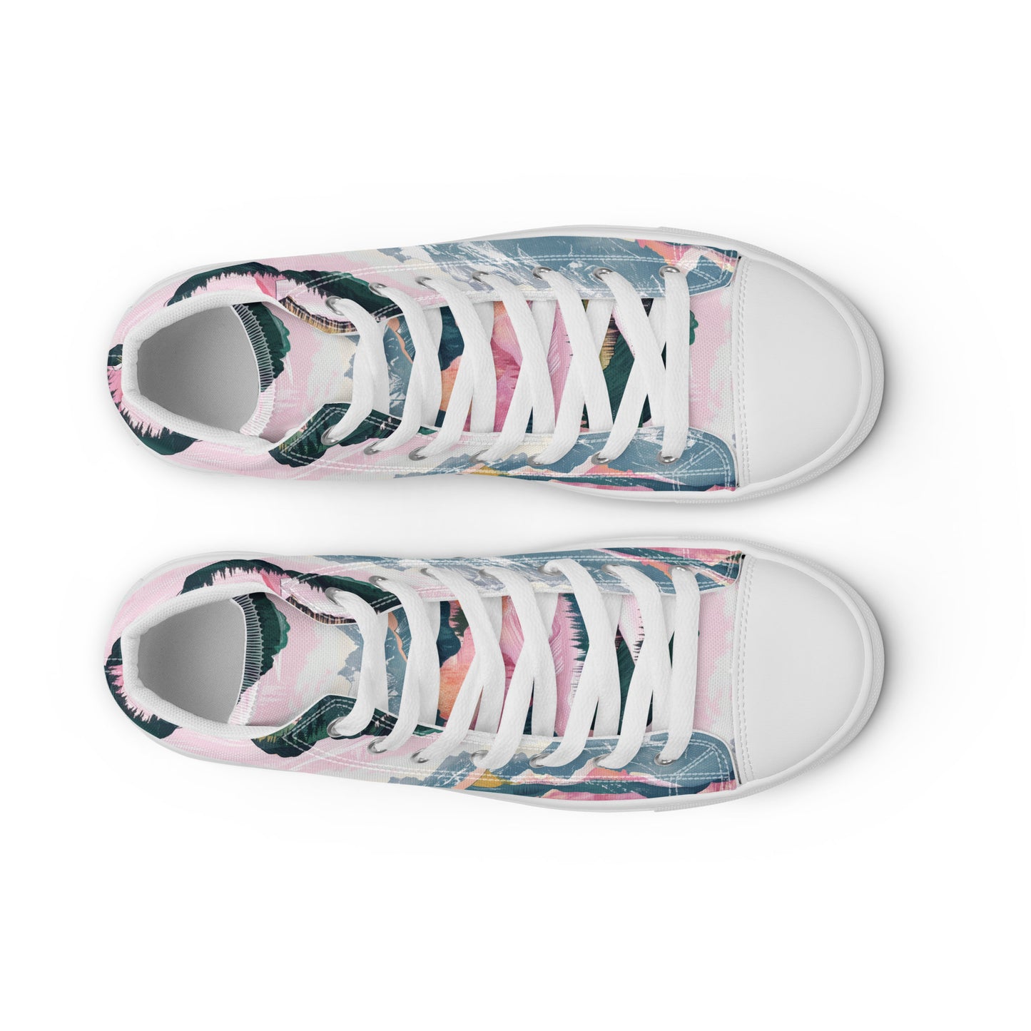 Ski Season Women’s High Top Canvas Shoes