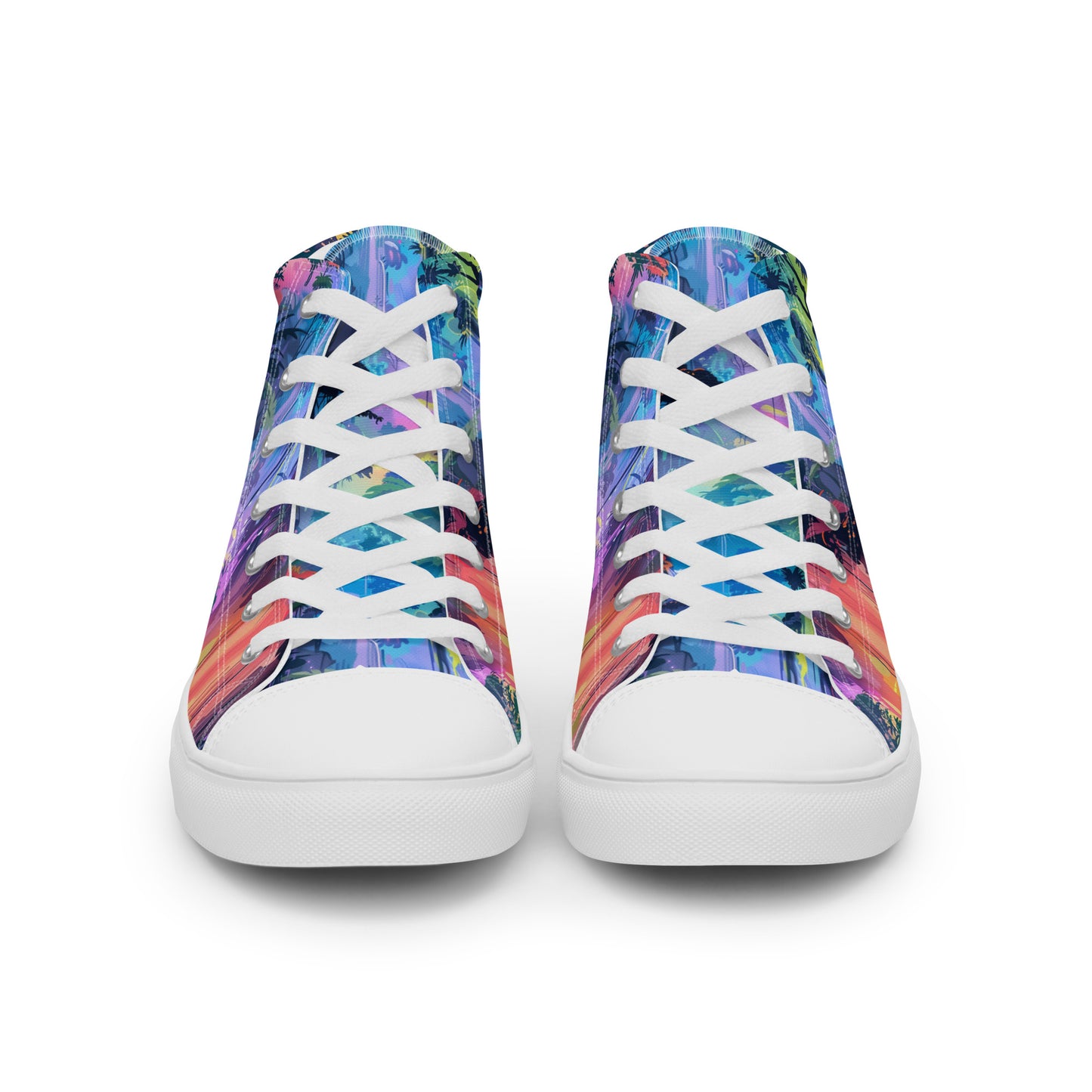 Sun Catcher Women’s High Top Canvas Shoes