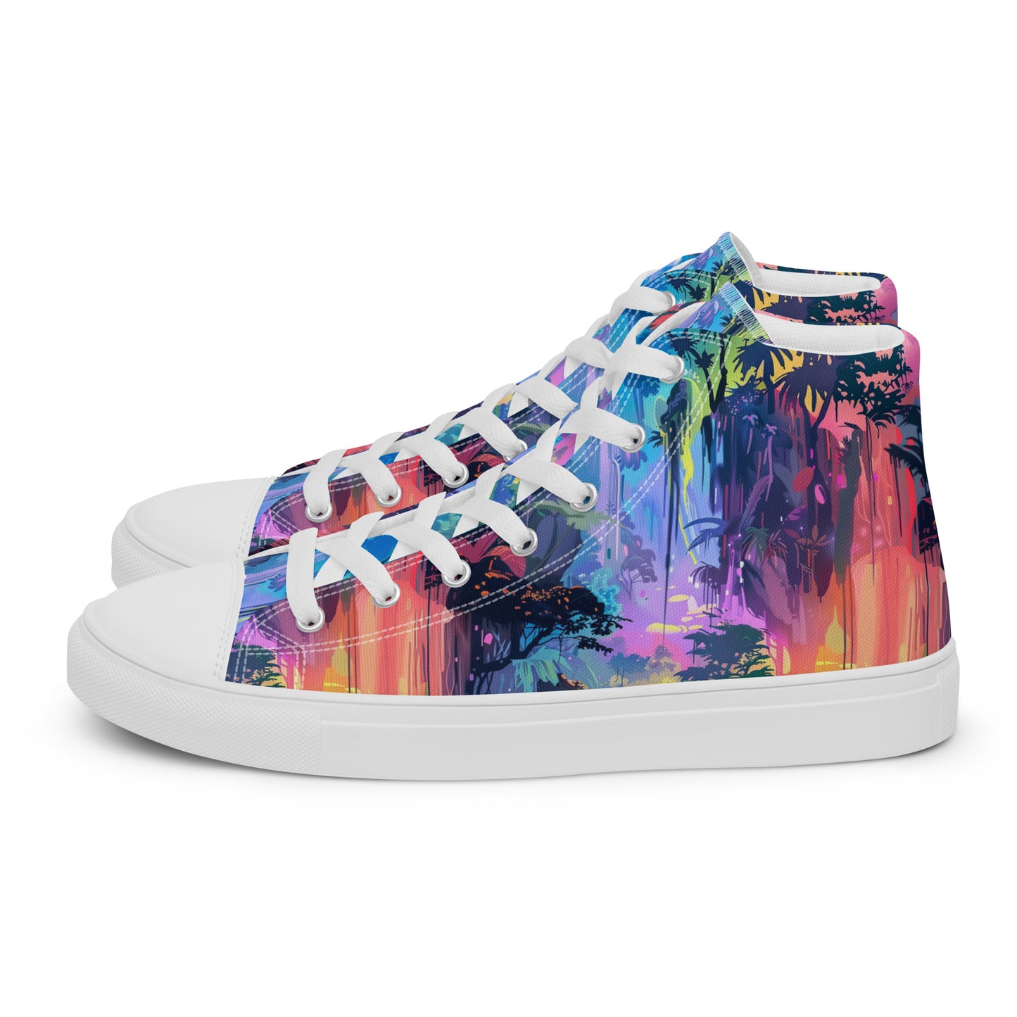 Sun Catcher Women’s High Top Canvas Shoes