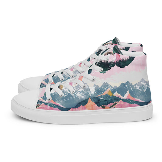 Ski Season Women’s High Top Canvas Shoes