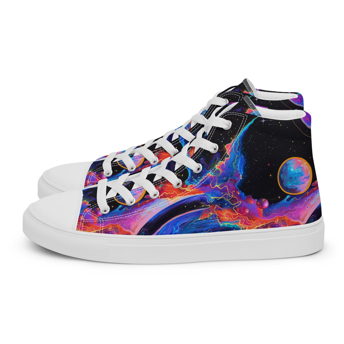 Planetary Highway Women’s High Top Canvas Shoes