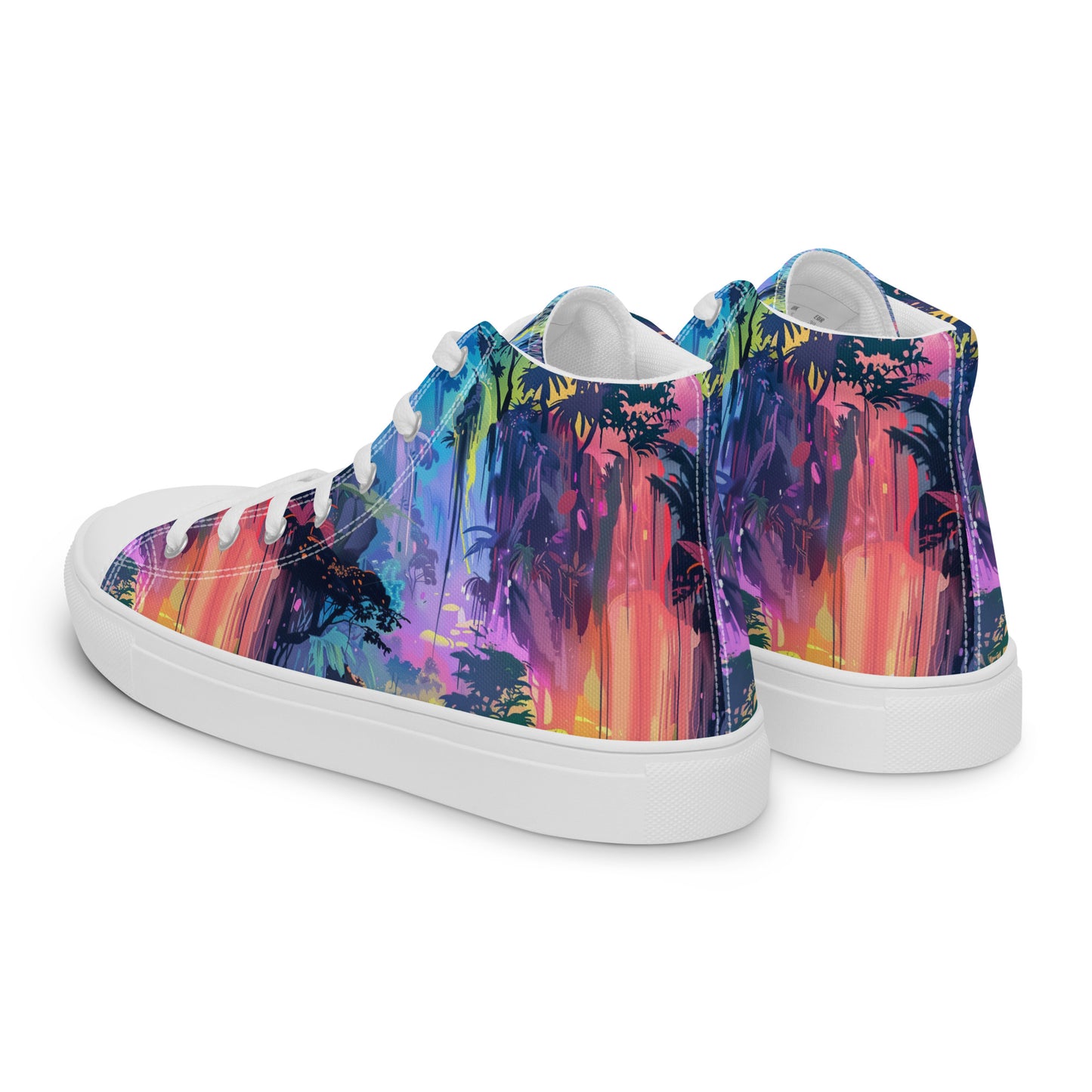 Sun Catcher Women’s High Top Canvas Shoes
