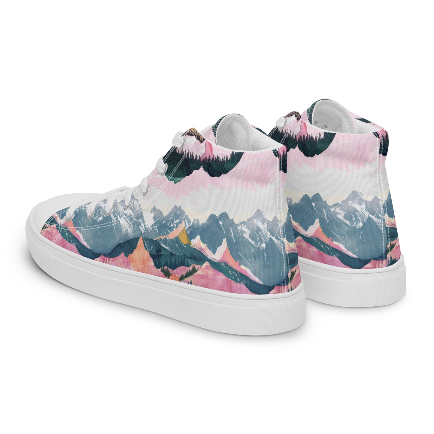 Ski Season Women’s High Top Canvas Shoes