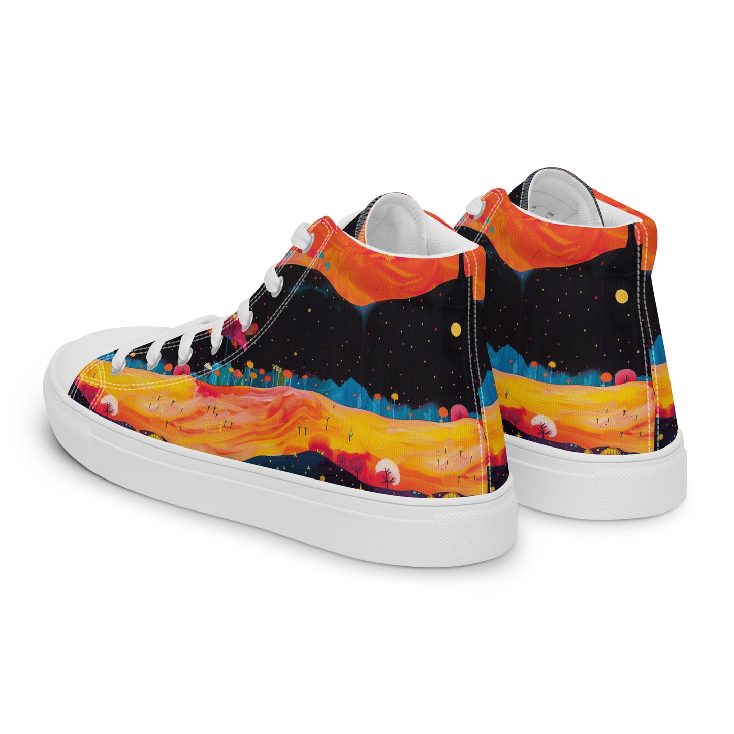 Fields Aglow Women’s High Top Canvas Shoes