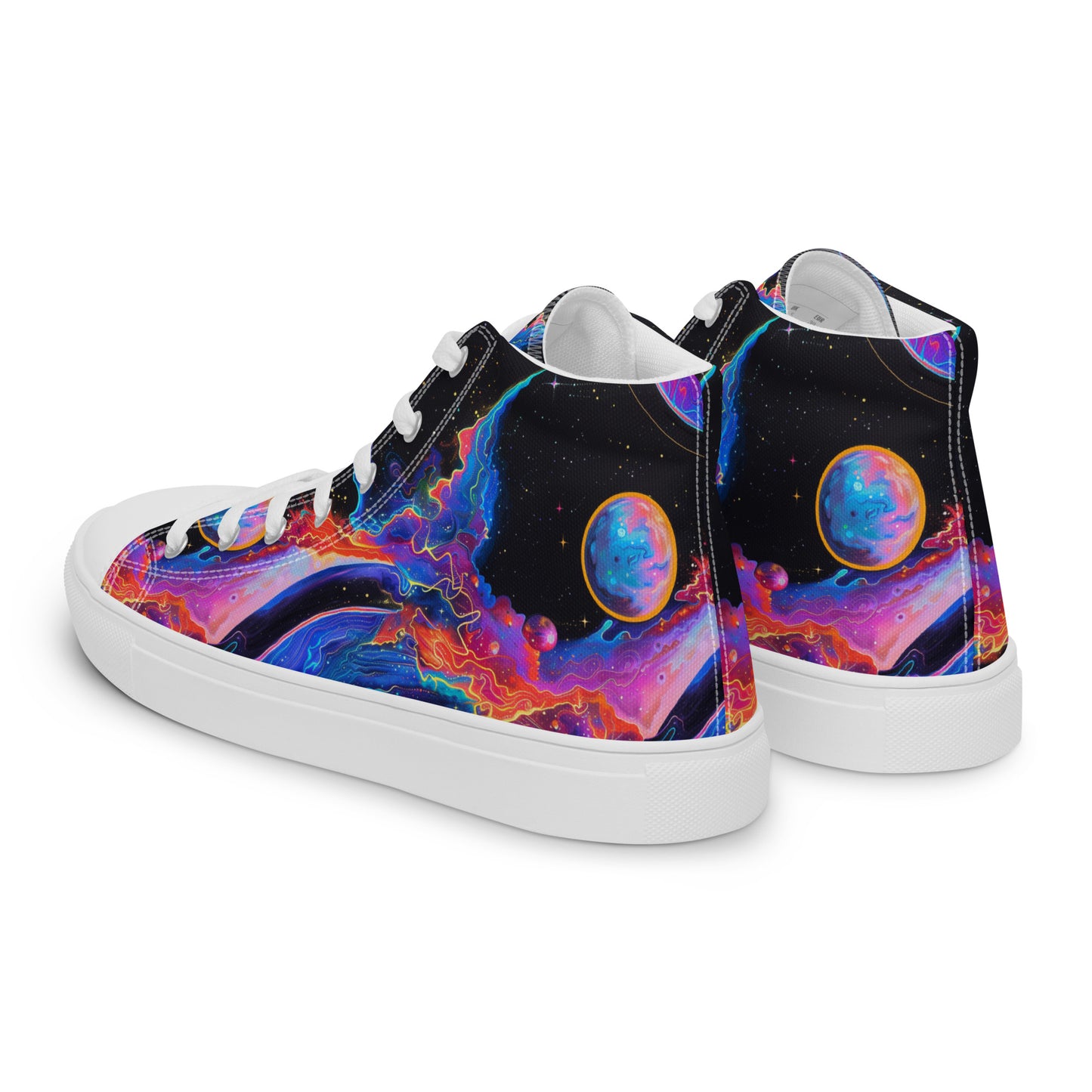 Planetary Highway Women’s High Top Canvas Shoes