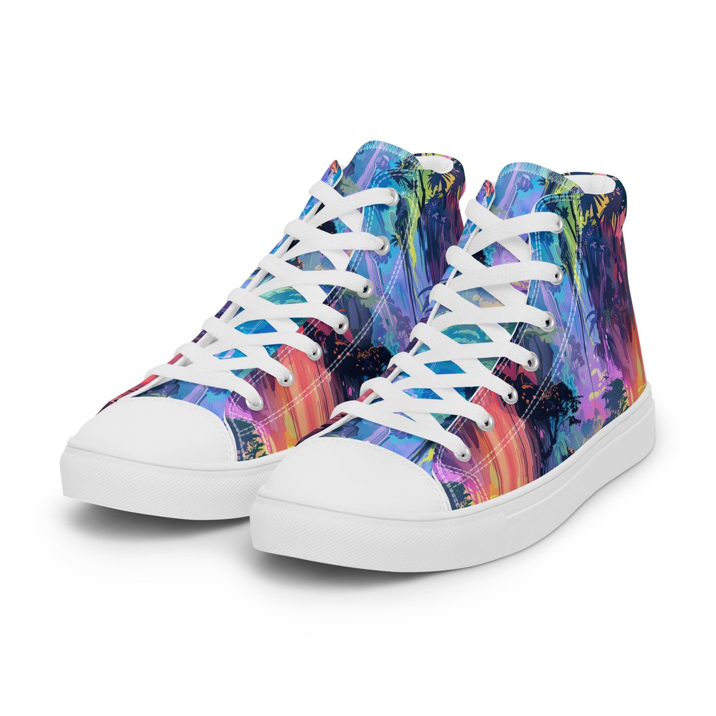 Sun Catcher Women’s High Top Canvas Shoes