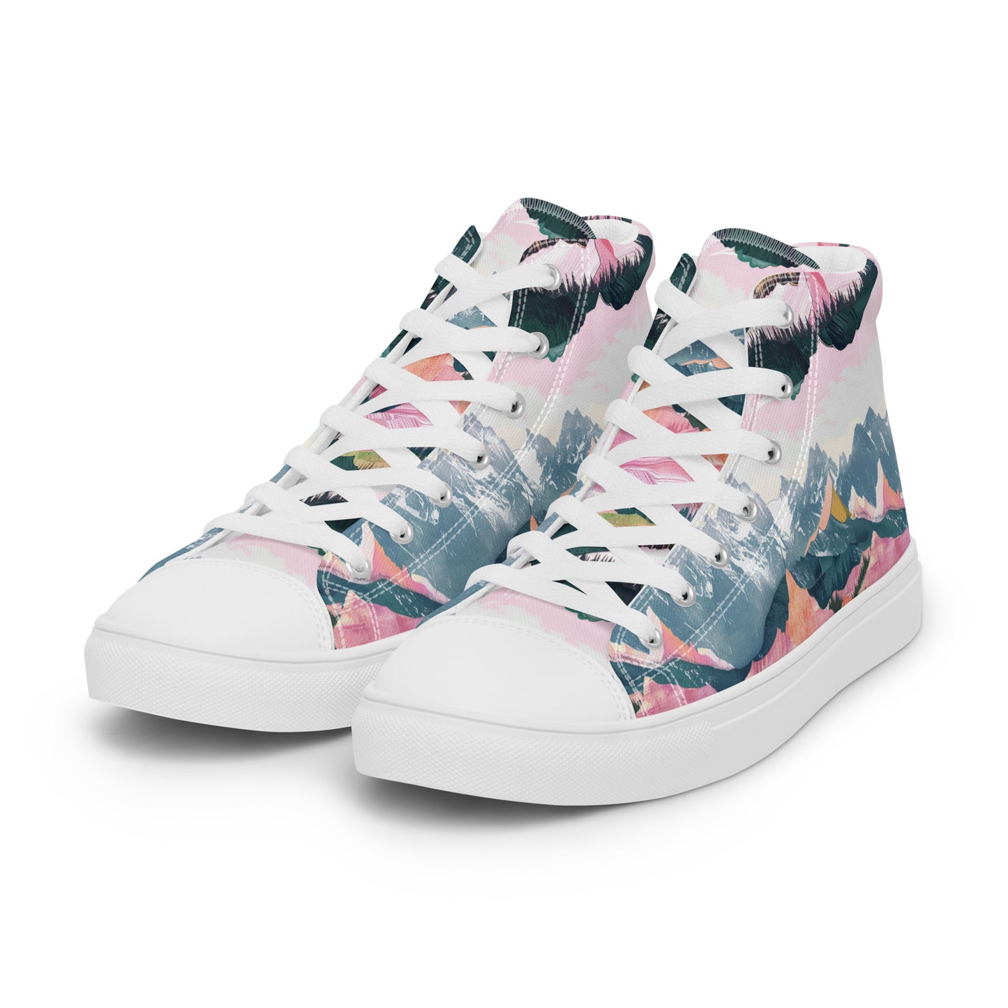 Ski Season Women’s High Top Canvas Shoes