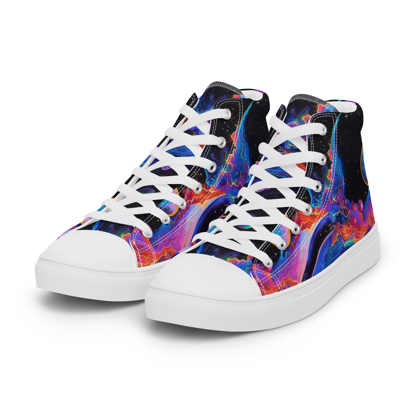 Planetary Highway Women’s High Top Canvas Shoes