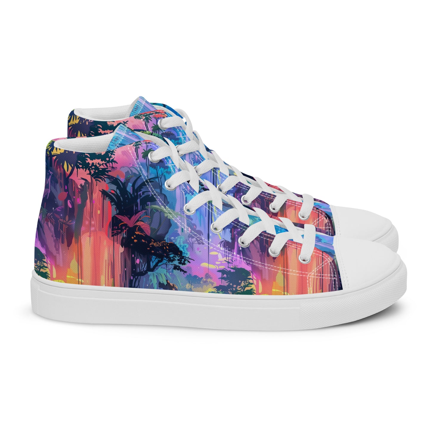 Sun Catcher Women’s High Top Canvas Shoes