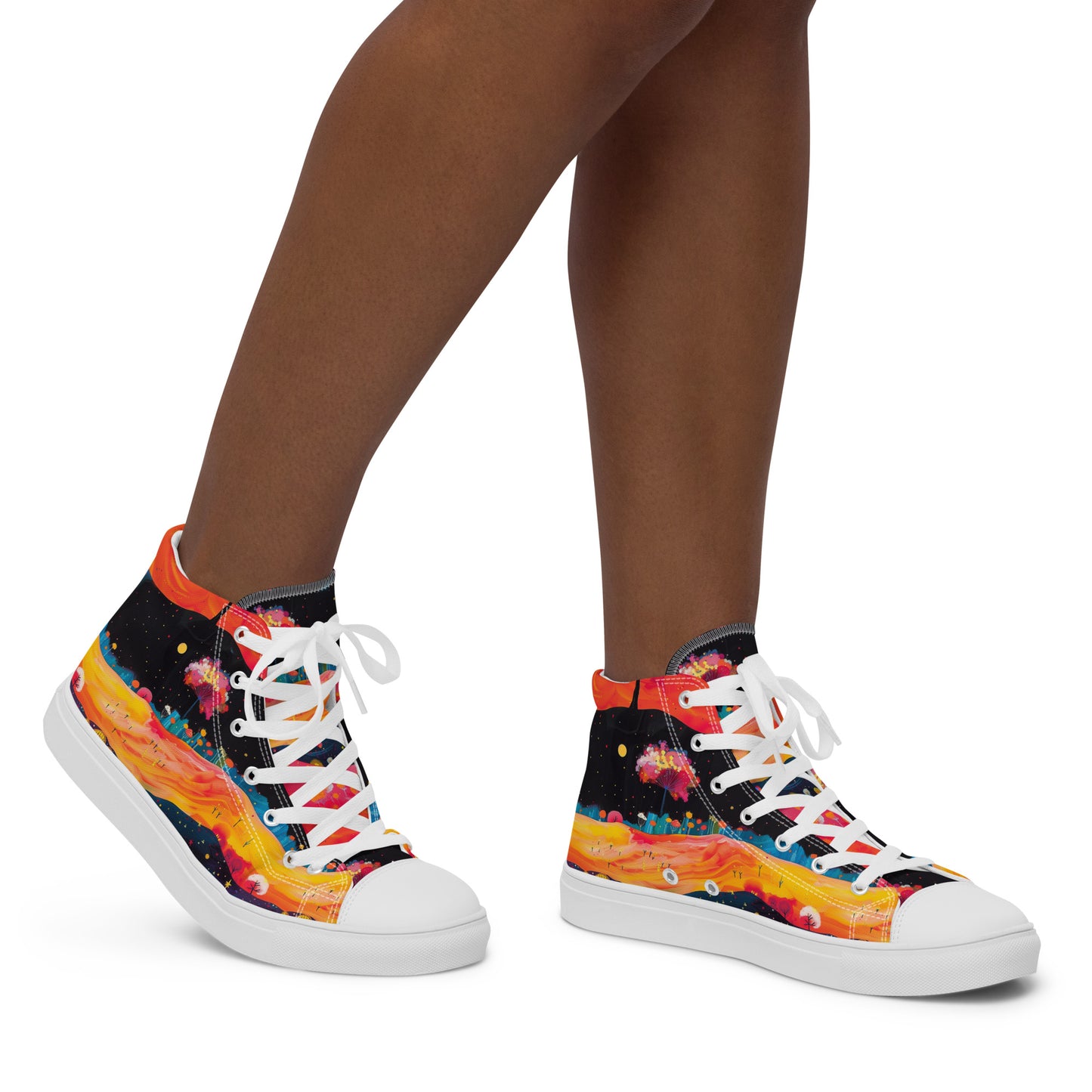 Fields Aglow Women’s High Top Canvas Shoes