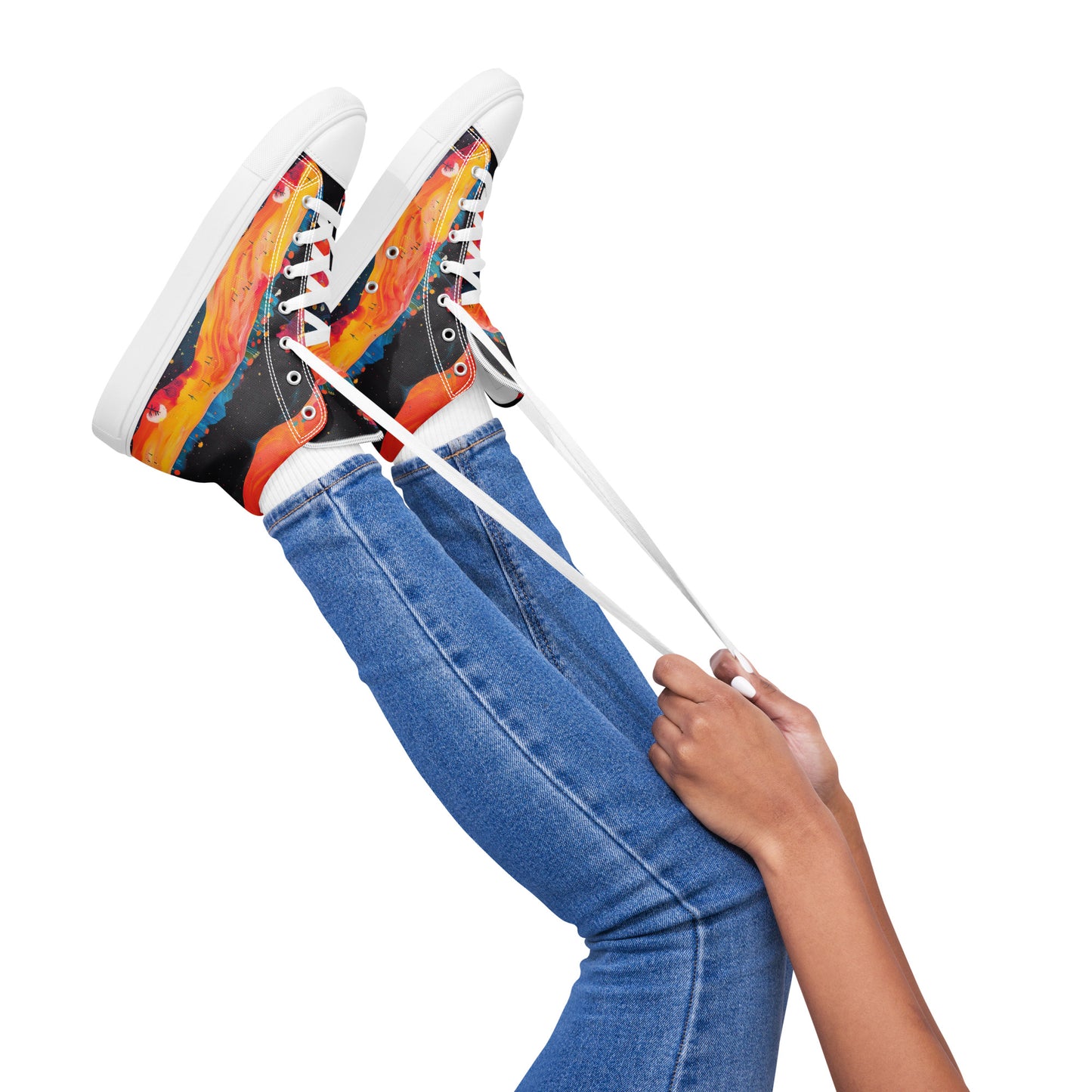 Fields Aglow Women’s High Top Canvas Shoes