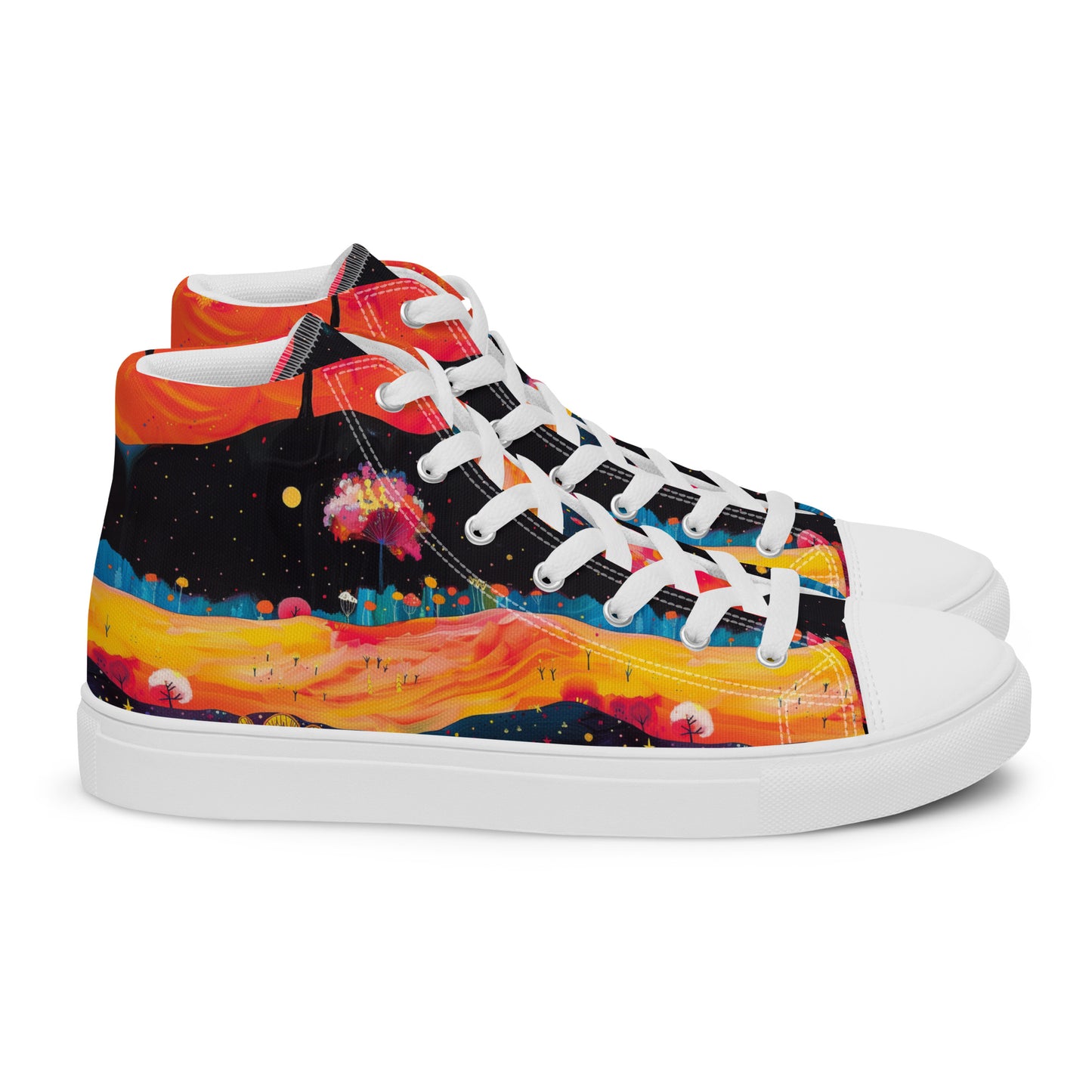 Fields Aglow Women’s High Top Canvas Shoes