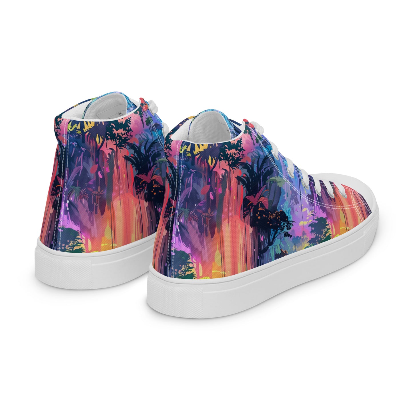 Sun Catcher Women’s High Top Canvas Shoes