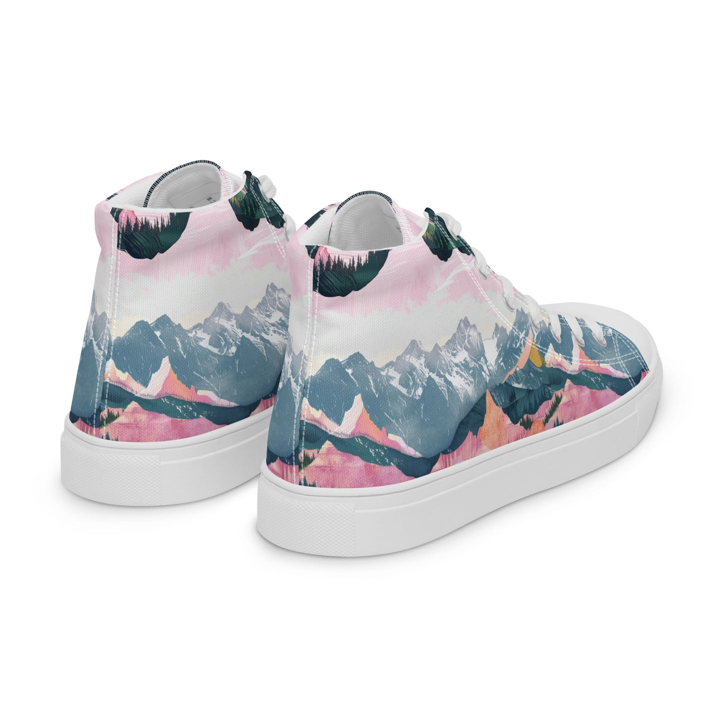 Ski Season Women’s High Top Canvas Shoes