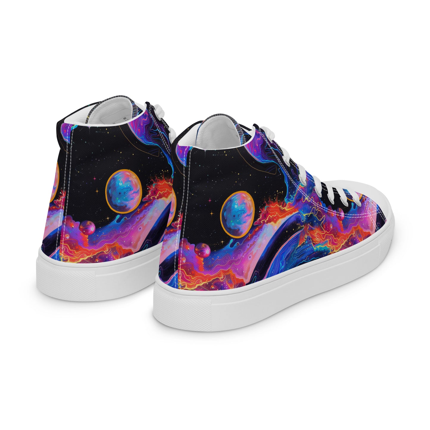 Planetary Highway Women’s High Top Canvas Shoes