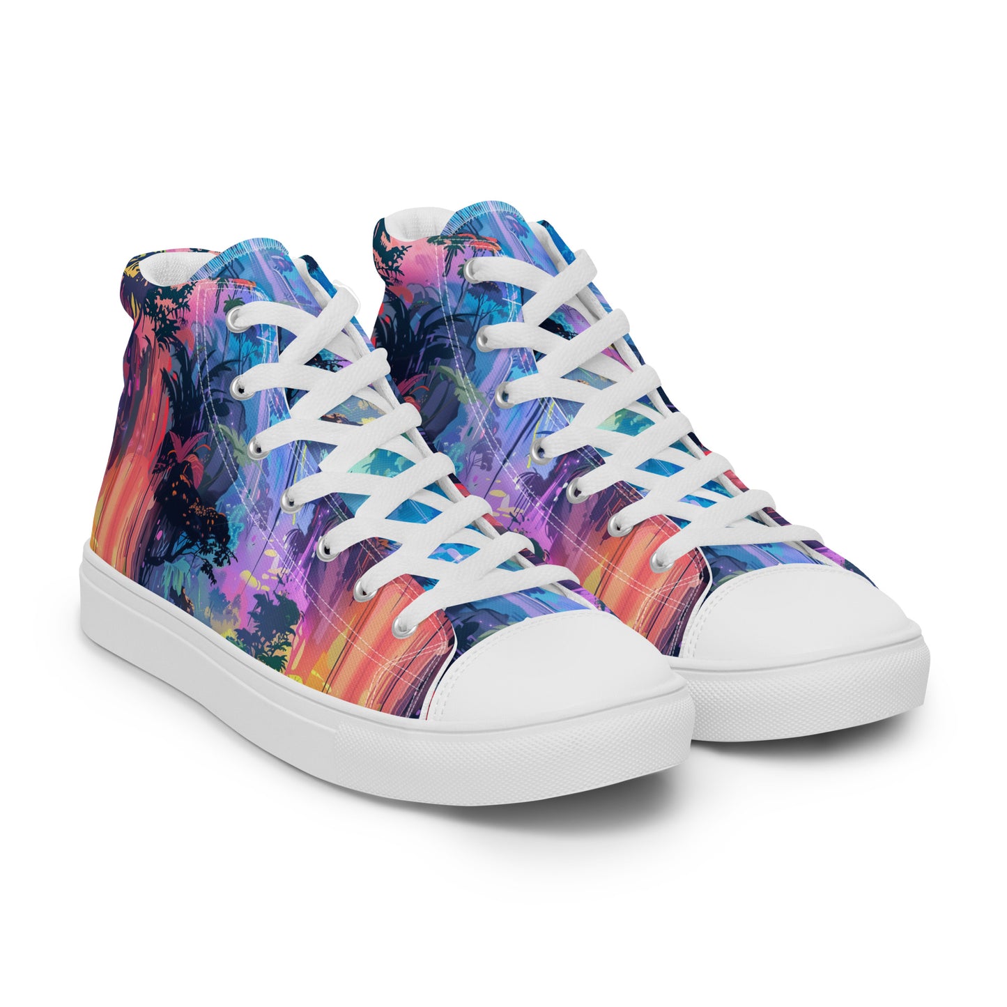 Sun Catcher Women’s High Top Canvas Shoes