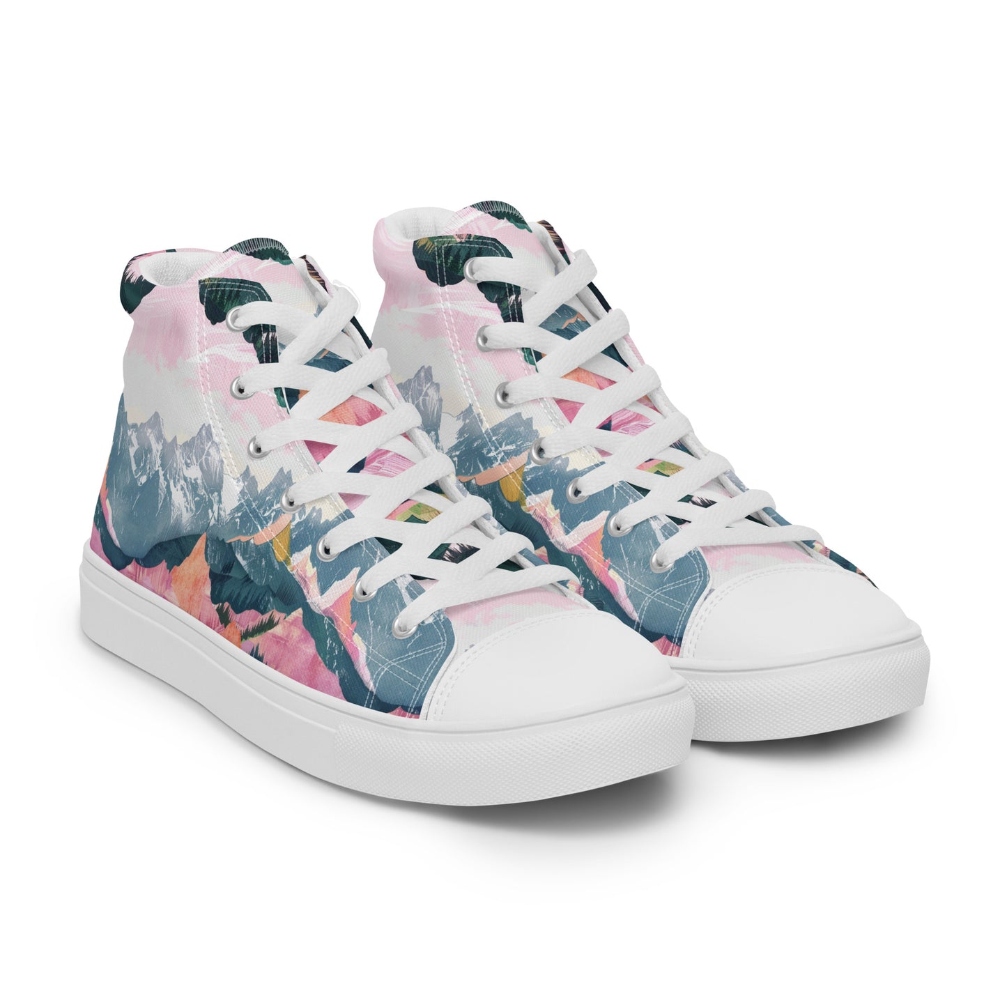 Ski Season Women’s High Top Canvas Shoes