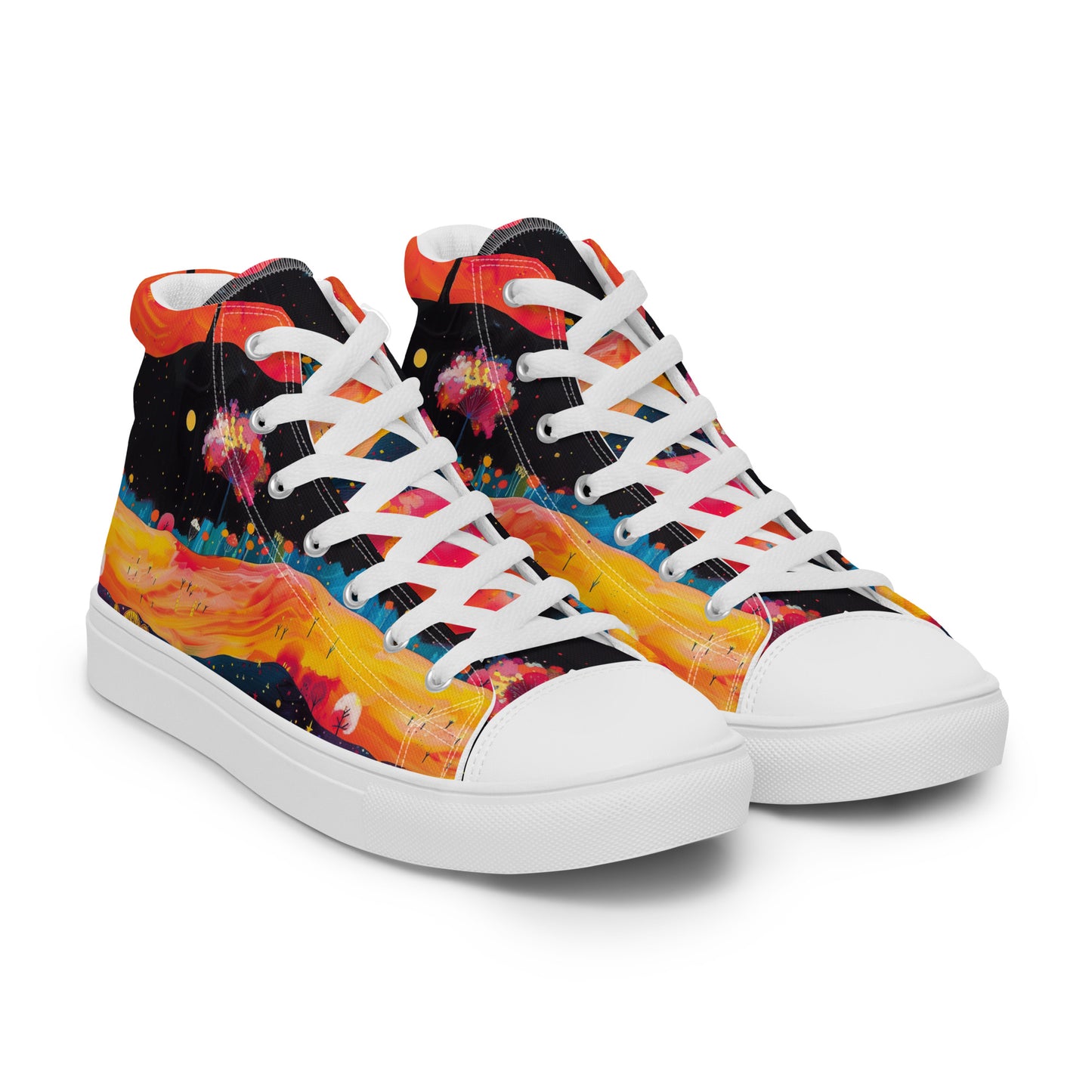 Fields Aglow Women’s High Top Canvas Shoes