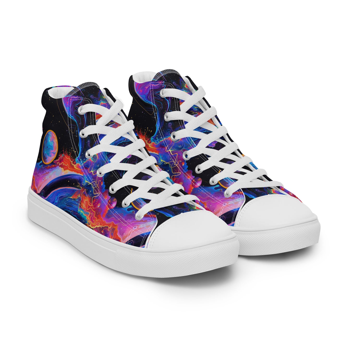 Planetary Highway Women’s High Top Canvas Shoes